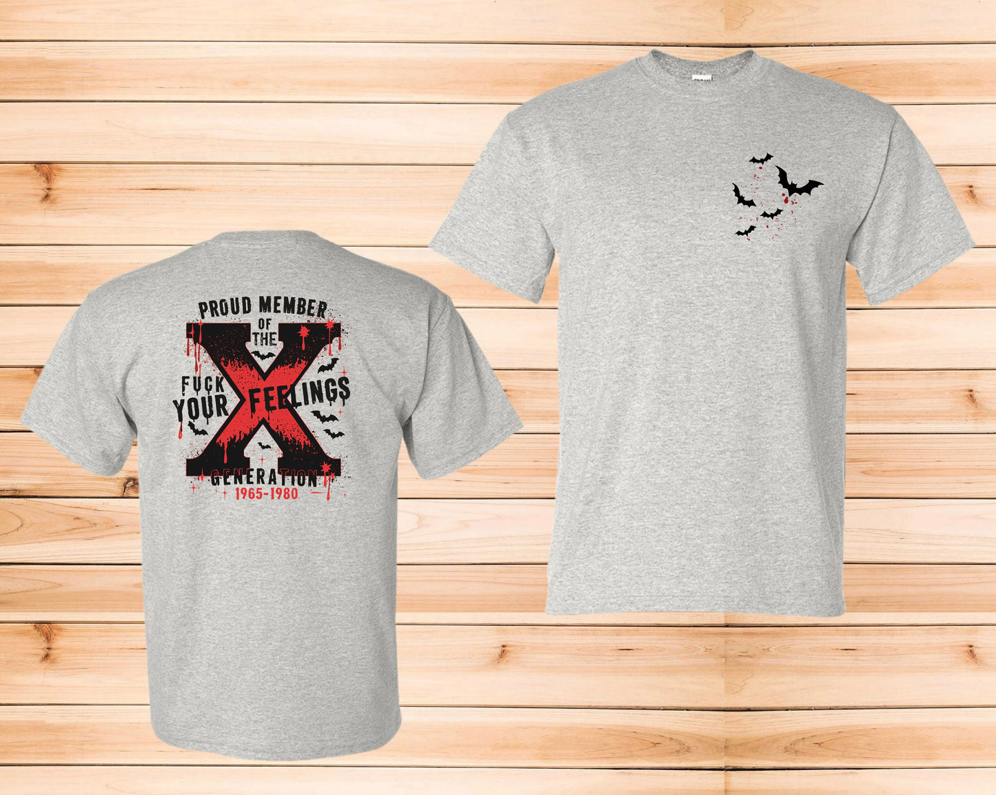 Halloween Generation X T-Shirt (Ice Grey)