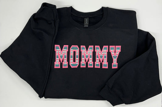 Mommy/Momma Embroidered Sweatshirt