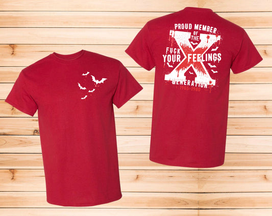 Halloween Generation X T-Shirt (Red)