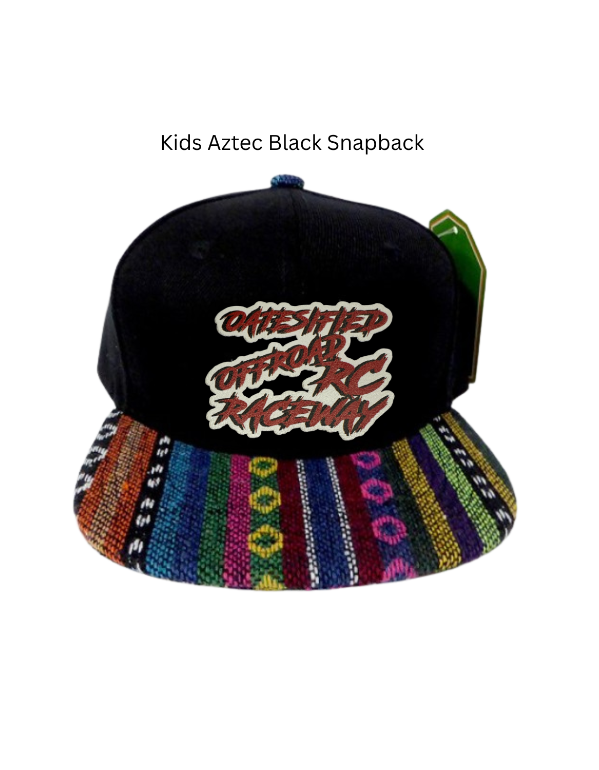 Youth Aztec Snapback with Oatesified Leather Patch