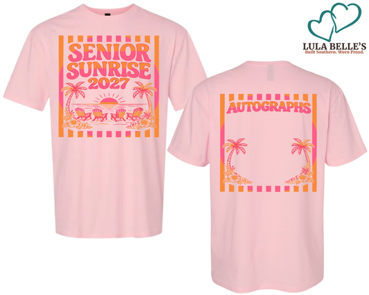 Class of 2027 Senior Sunrise T-Shirt