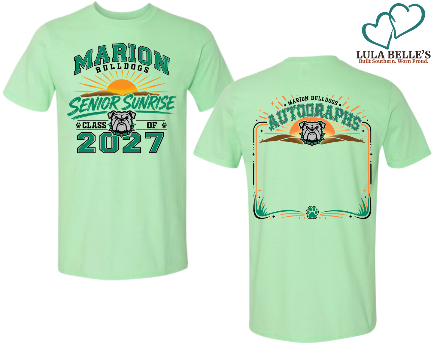 Class of 2027 Senior Sunrise T-Shirt