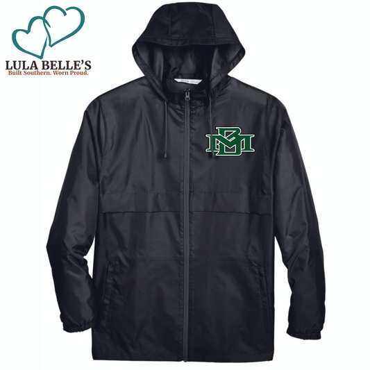 Marion Bulldogs Full-Zip Windbreaker (Pockets)